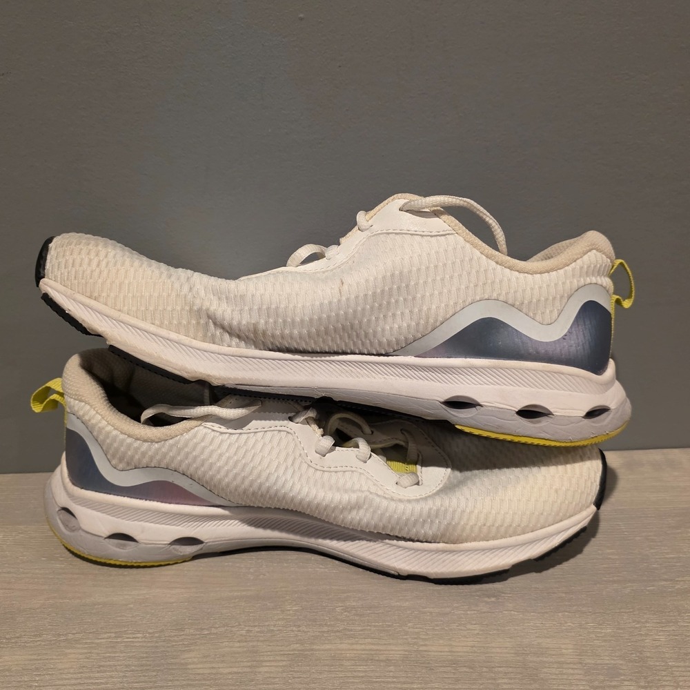 Ryka Shoes Womens Size US 8.5M White Mesh Accelerate Walking Sneaker Lace Up - Picture 2 of 11
